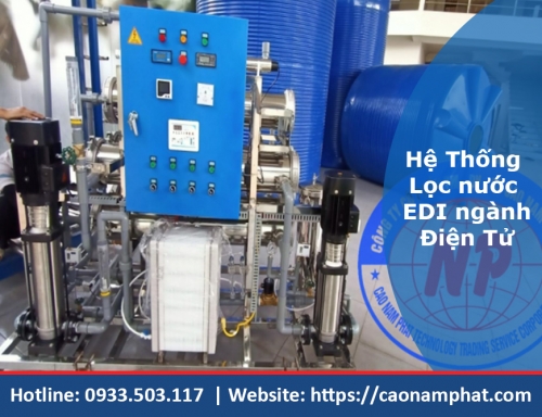 Hệ thống lọc nước EDI ngành điện tử